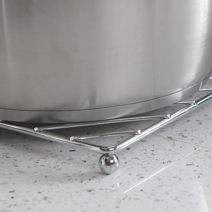 4 Pcs Iron Wire Heat Insulating Trivet Mat 18.5 x 18.5 cm Kitchen Pot Holder