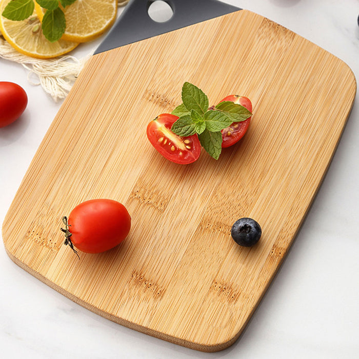 3 Pcs Bamboo Cutting Board Set with Silicone Corners