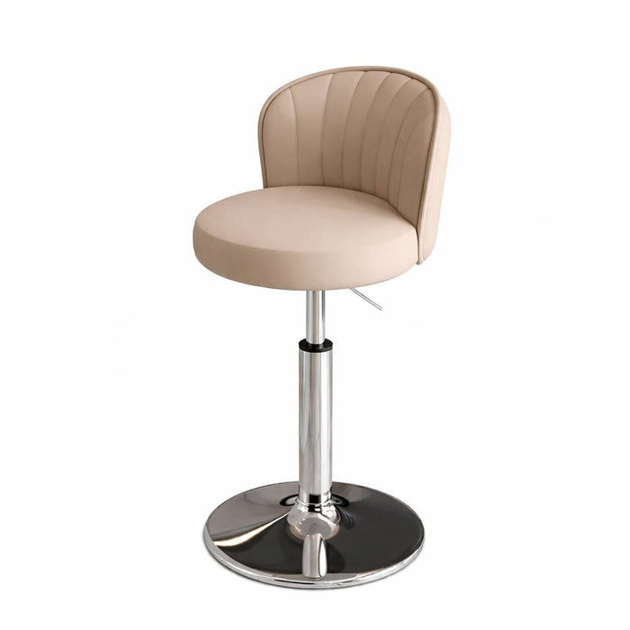 Swivel Cashier High Stool with Backrest 360 Rotation