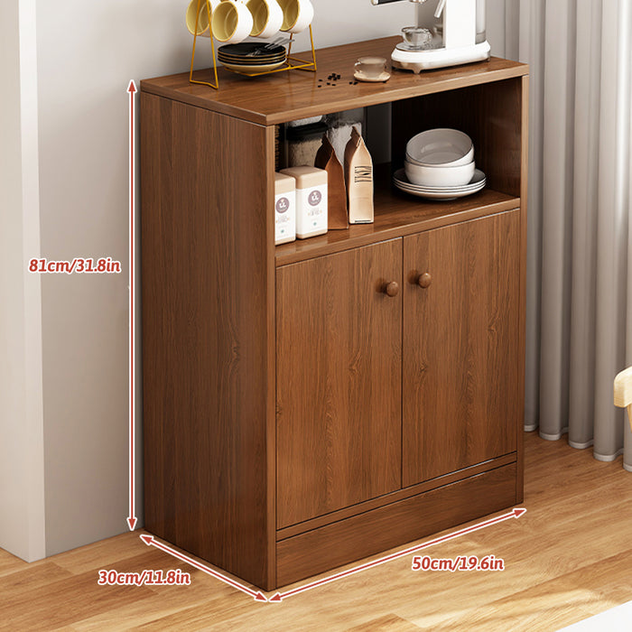 Solid Wood Colored Sideboard, 50x30x81cm