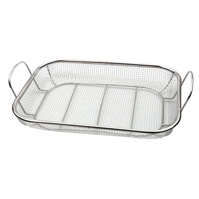 Stainless Steel Barbecue Basket Mesh Tray With Handle