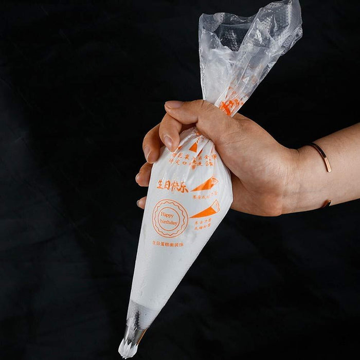 100/200PCS Disposable Pastry Bags for Cake Decorating