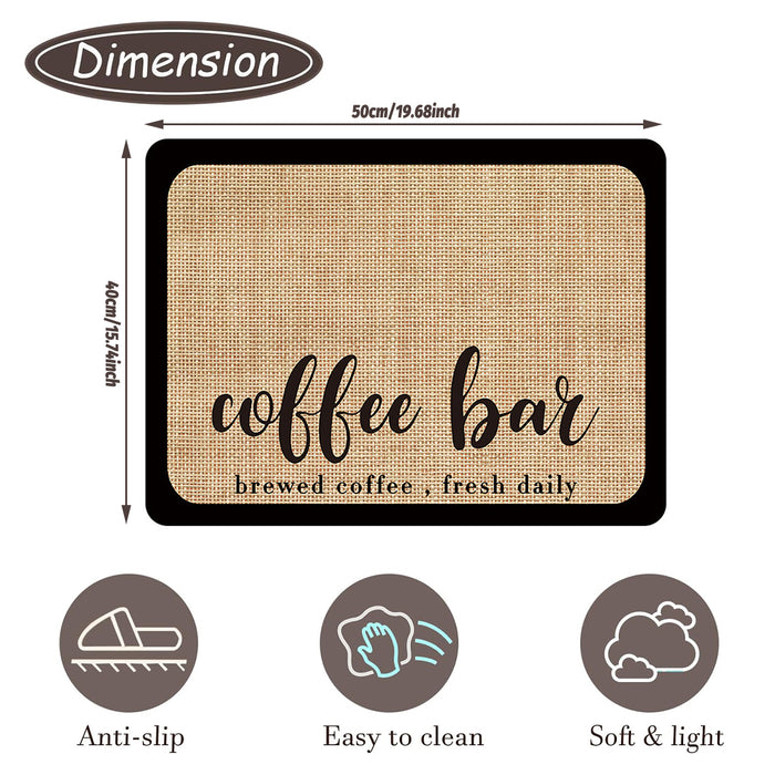 Coffee Maker Mat, Absorbent Drying Mat, 50x40cm