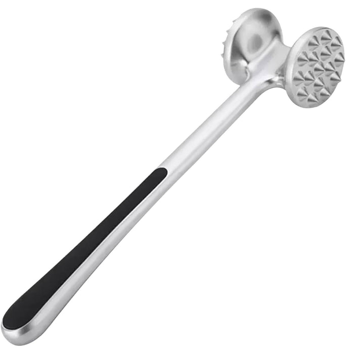 Stainless Steel Double-Sided Meat Tenderiser Hammer with Non-Slip Handle