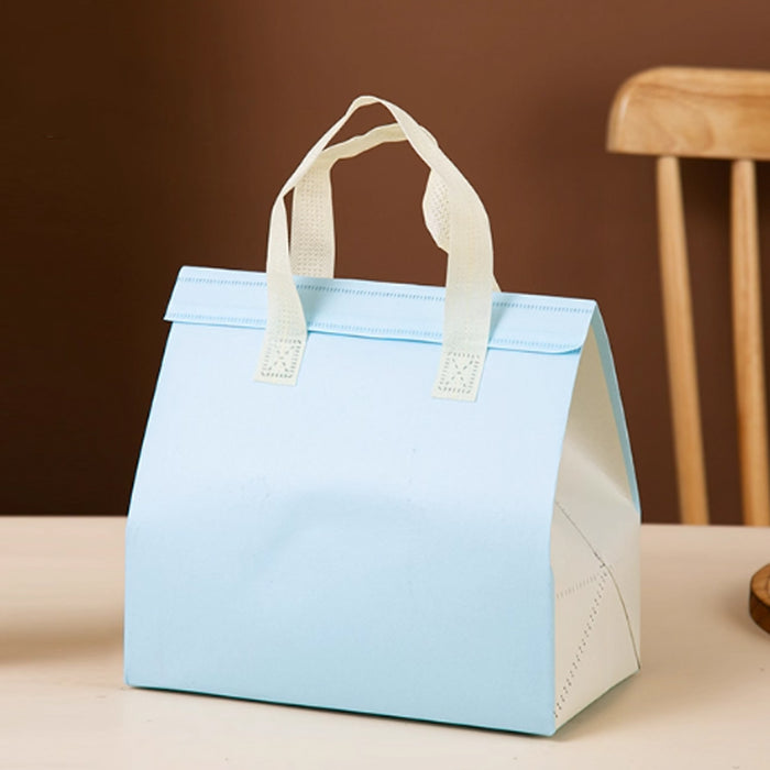 50 Pcs Coffee Takeaway Bags with Handle Self-Adhesive Waterproof in 2 Colors 2 Sizes