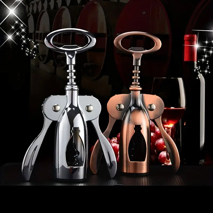 Wine Beer Bottle Opener Zinc Alloy Silver Bronze