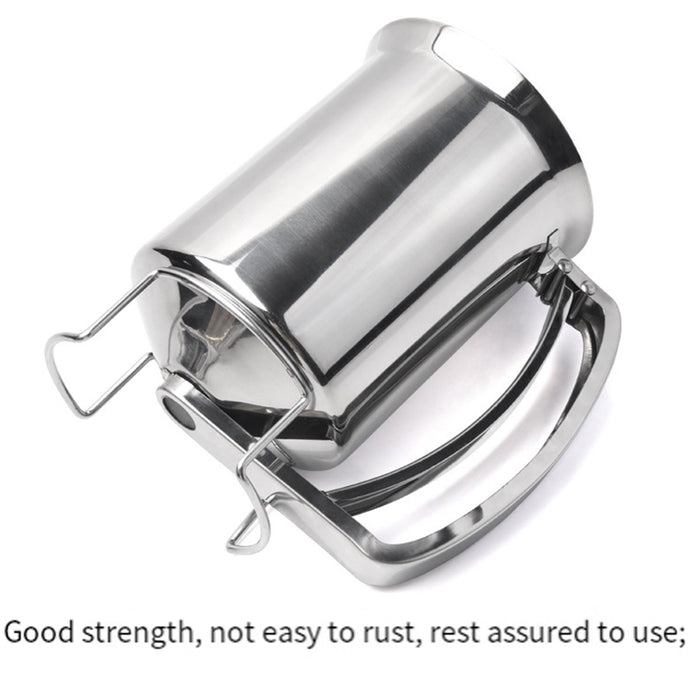 Stainless Steel Handheld Batter Dispenser Cake Funnel Mixing Separator Tool AU