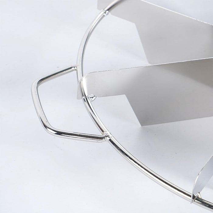 6-Blade Stainless Steel Round Pizza and Cake Cutter 31 x 26.5 cm