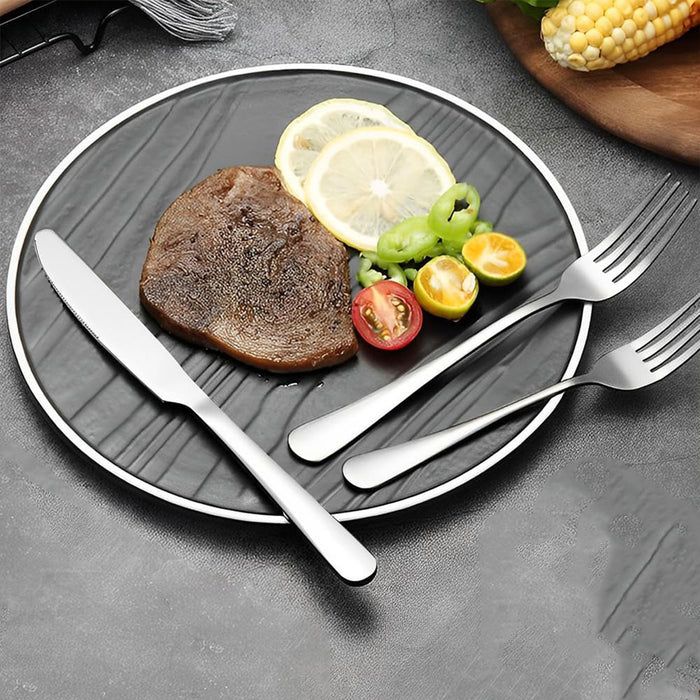 20 Or 40 Pcs Stainless Steel Cutlery Set Polished Finish