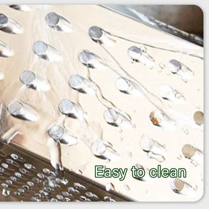 3 Pcs Stainless Steel Vegetable Slicer Grater Set with Ergonomic Handle