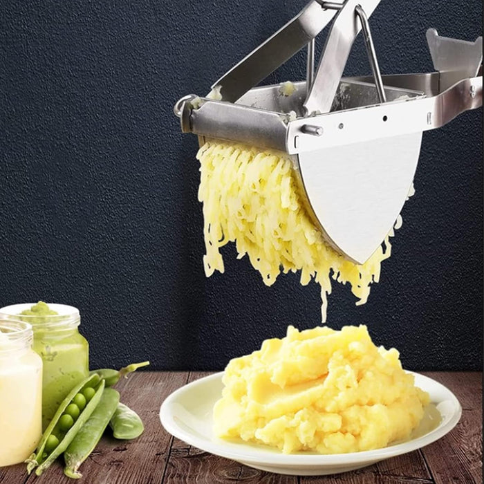 Stainless Steel Potato Ricer with Ergonomic Handle Juicer