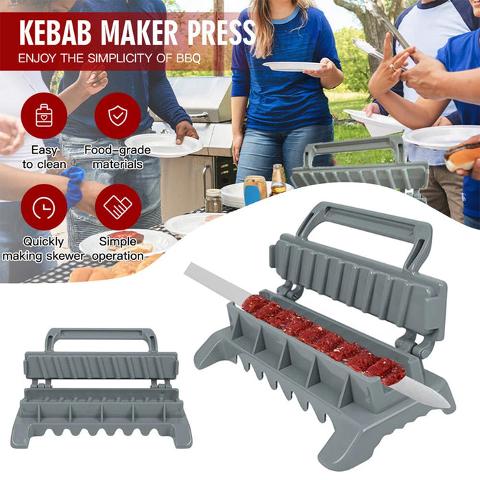 Folding Skewer Maker Food Grade Plastic Grey 28cm