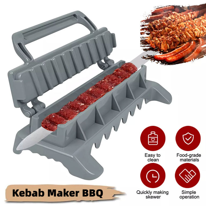 Folding Skewer Maker Food Grade Plastic Grey 28cm