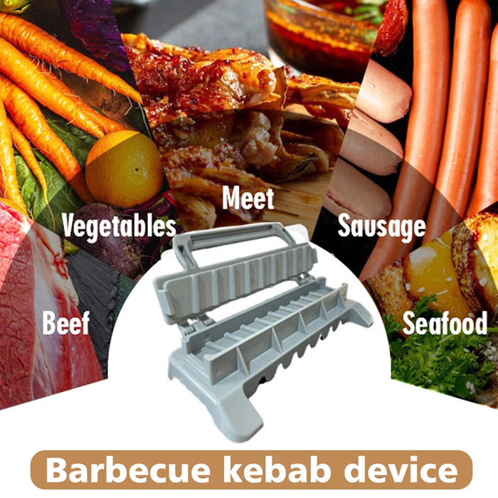 Folding Skewer Maker Food Grade Plastic Grey 28cm