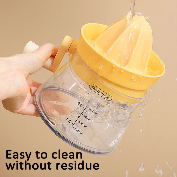 Manual Juice Extractor with 500ml Capacity Ergonomic Design