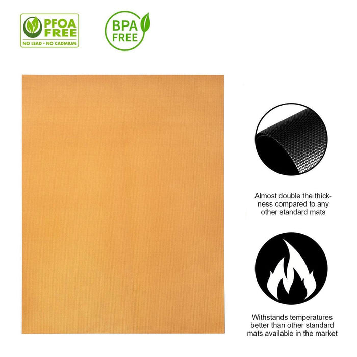 BBQ Grill Mats Non Stick PTFE Reusable Cooking Sheets