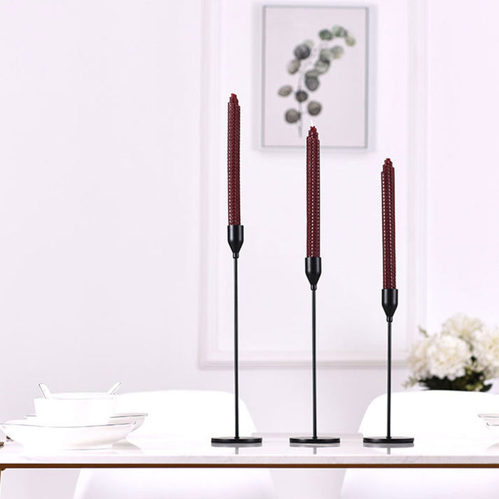 3PCS Decorative Metal Candlestick Holders Set