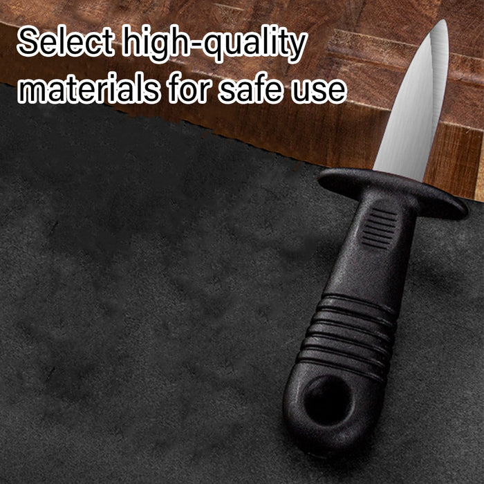 6 Pcs Oyster Knife Set Stainless Steel Non Slip Handle