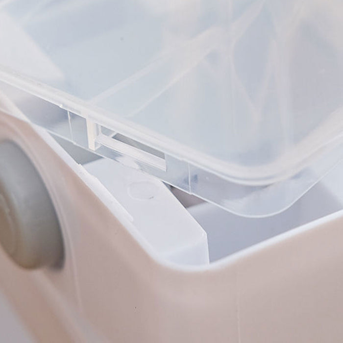 Wall Mounted Automatic Rice Dispenser With Compartments
