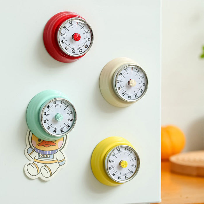 Stainless Steel Magnetic Mechanical Kitchen Countdown Timer