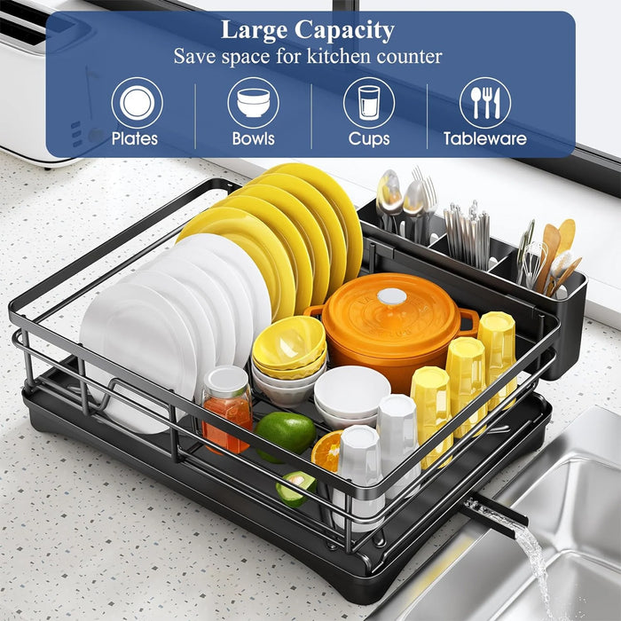 Large Capacity Kitchen Dish Drying Rack