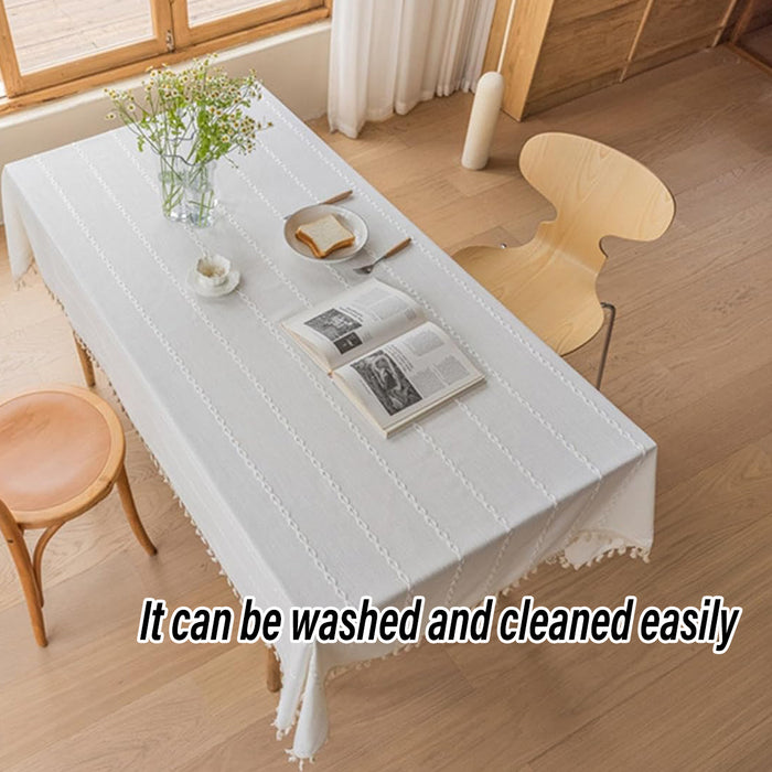 Rectangular Tablecloth, Dining Table Cover, Waterproof
