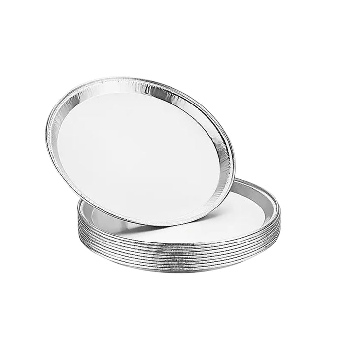50 Pcs Disposable Aluminium Foil Pizza Tray Round 31 cm 940 ml Capacity