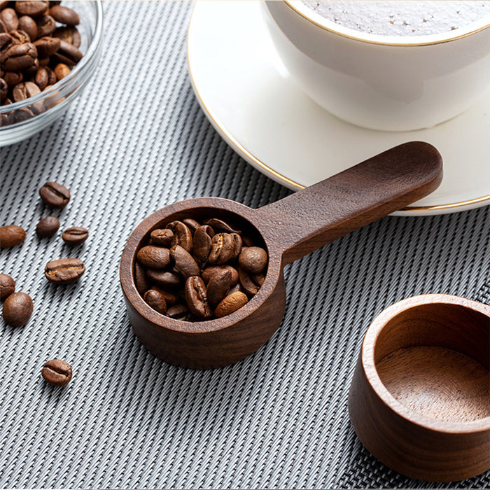 Black Walnut Coffee Measuring Spoon Solid Wood Handle