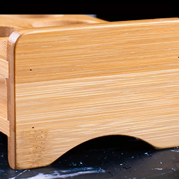 Bamboo Wine Glass Holder Rack 6 or 12-Hole Counter/Bar Organiser