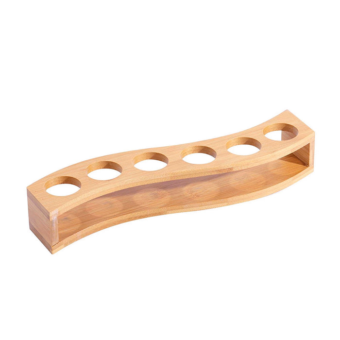 Bamboo Wine Glass Holder Rack 6 or 12-Hole Counter/Bar Organiser