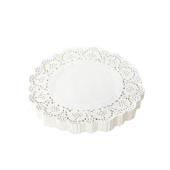 250PCS Baking Parchment Paper Flower Design Oil Absorbing Cake Liners for Baking
