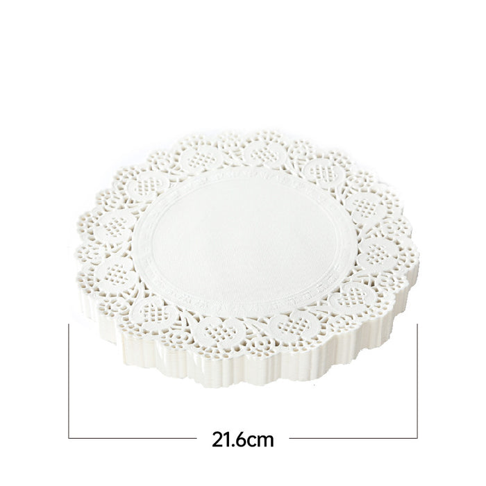 250PCS Baking Parchment Paper Flower Design Oil Absorbing Cake Liners for Baking