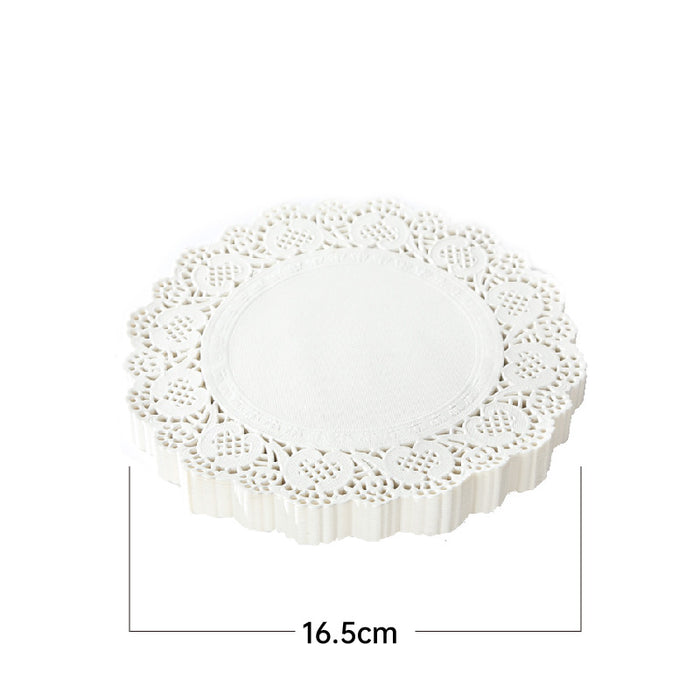 250PCS Baking Parchment Paper Flower Design Oil Absorbing Cake Liners for Baking