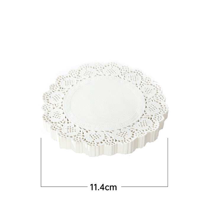 250PCS Baking Parchment Paper Flower Design Oil Absorbing Cake Liners for Baking