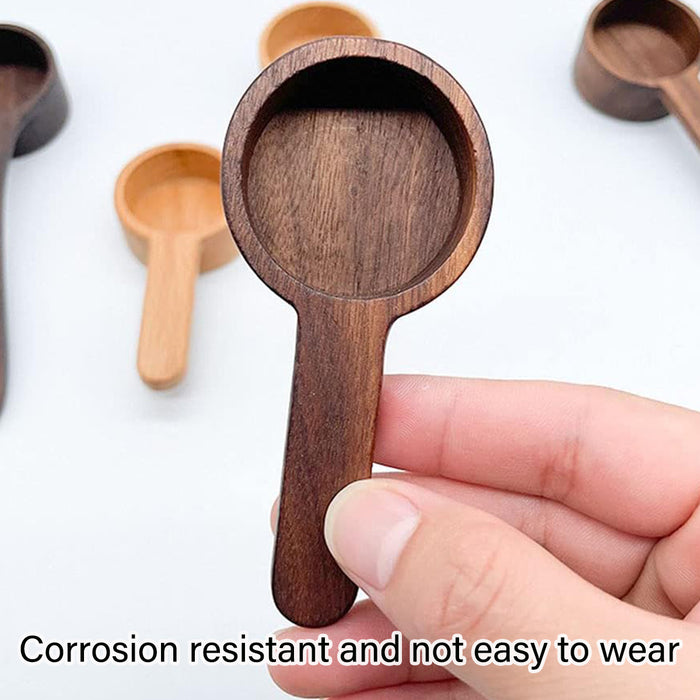 Black Walnut Coffee Measuring Spoon Solid Wood Handle