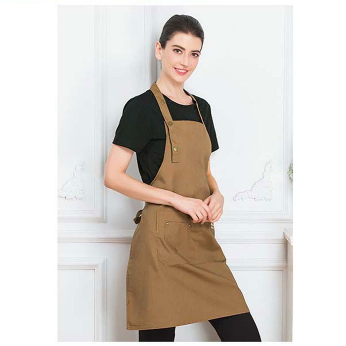 Work Apron with Adjustable Neck Waist Belt