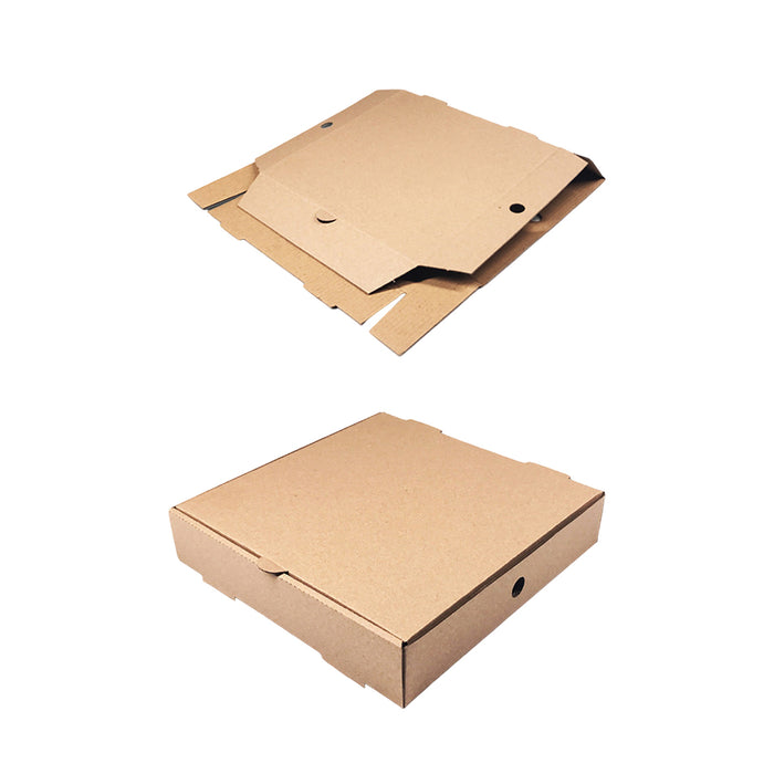 25PCS Pizza Boxes – Durable Corrugated Takeaway Packaging