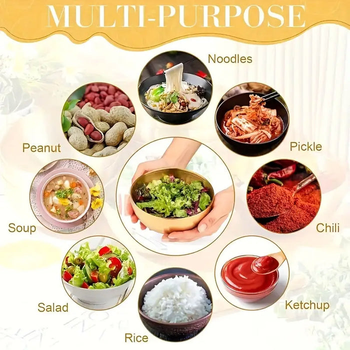 4 or 10 Pcs Stainless Steel Salad Bowls Polished Finish