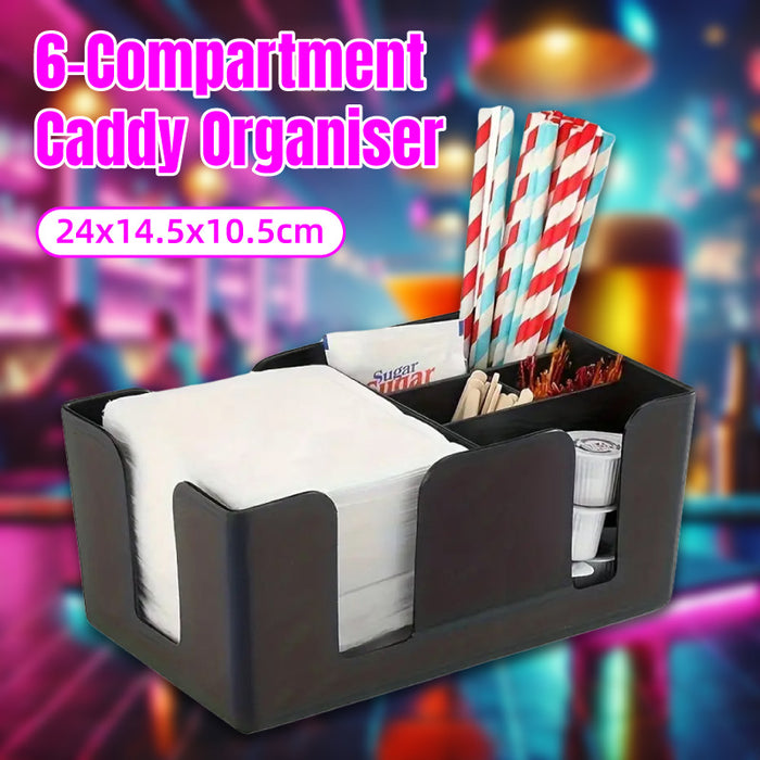 6 Compartments Multifunctional Organizer for Restaurant