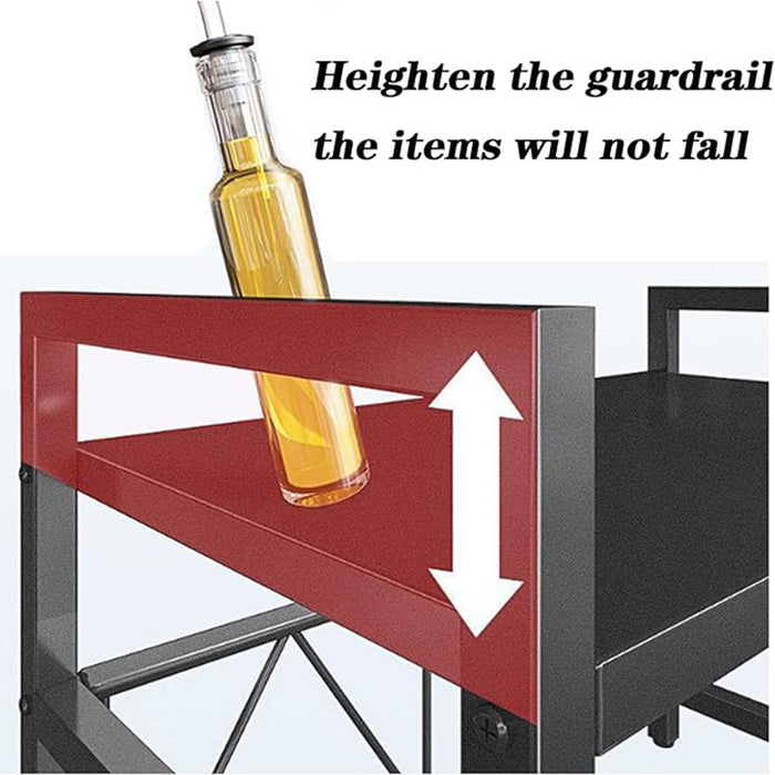 Retractable Double-Layer Oven Rack with Heat Resistant Design