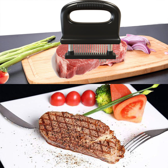 Stainless Steel Meat Tenderizer Needle Tool With Safety Cover
