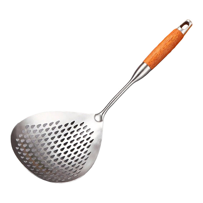 Stainless Steel Colander Skimmer Spoon Long Handle