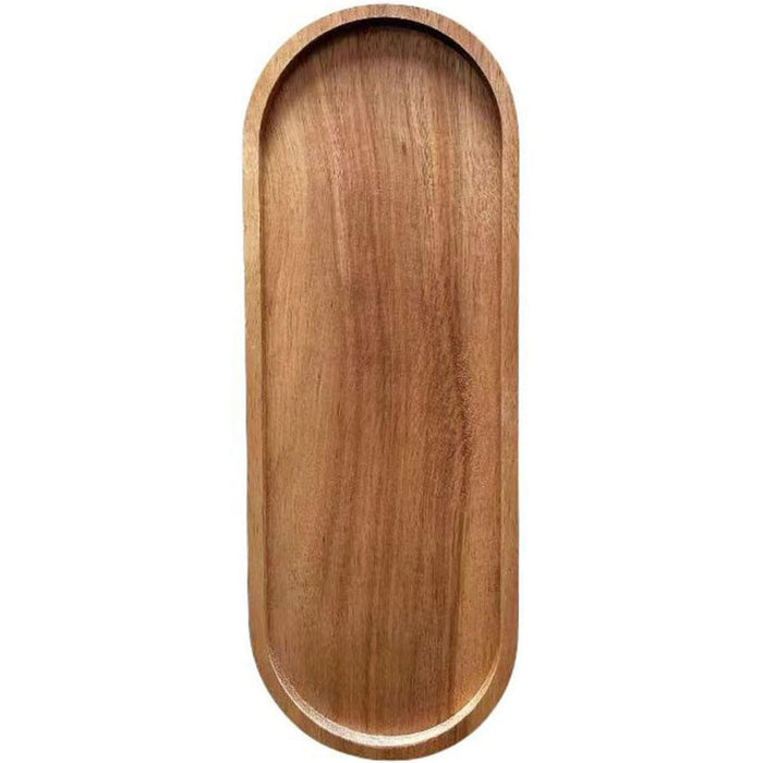8 Pcs Wooden Serving Tray for Cake Snacks and Dim Sum 29 x 10.5 cm
