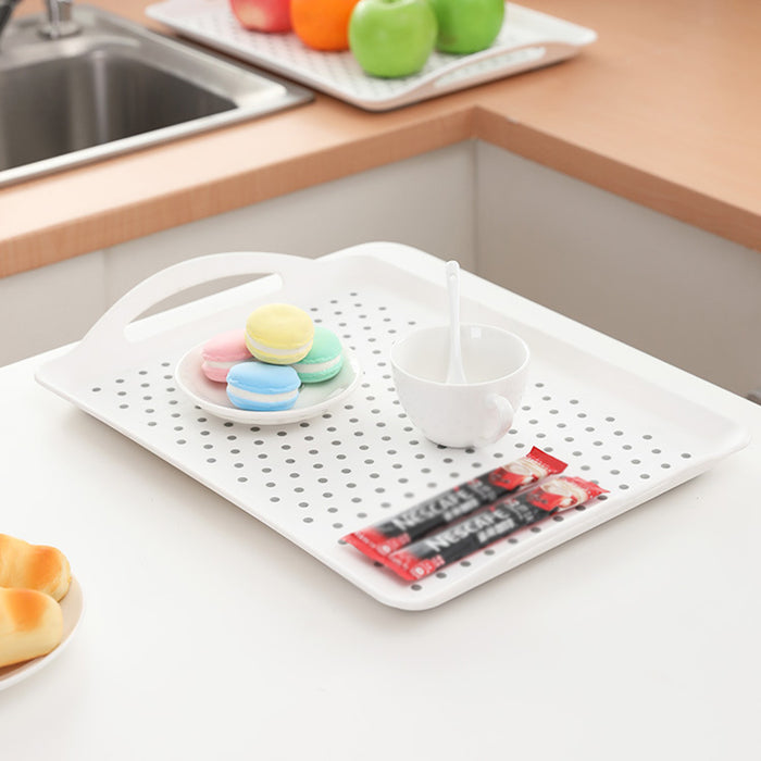 420x290x40mm Serving Tray Double Handle Non Slip, set of 2