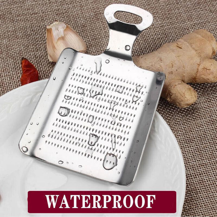Stainless Steel Garlic Ginger Grater Fine Grinding Kitchen Tool