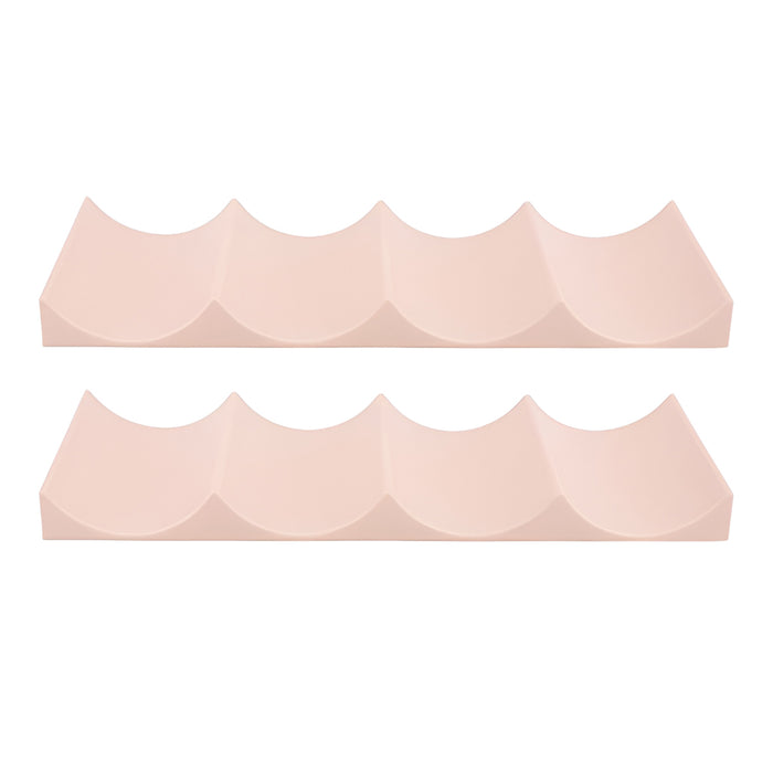 1/2 Pcs Horizontal Wine Rack PP Wave Groove 10 Bottles