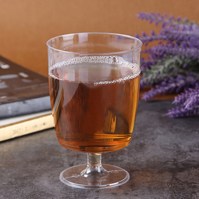 30 Pcs Clear Hard Plastic Dessert Cups 7oz 6.9cm