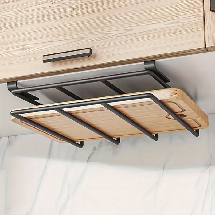 Double Tier Stainless Steel Kitchen Organiser Shelf Rack
