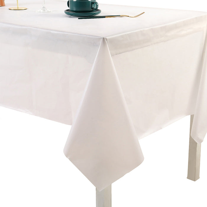 6pcs Solid Colour Party Tablecloths Wedding Table Covers Event Dining Decor