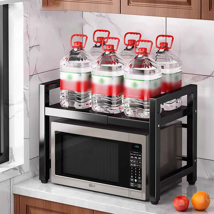 Retractable Double-Layer Oven Rack with Heat Resistant Design